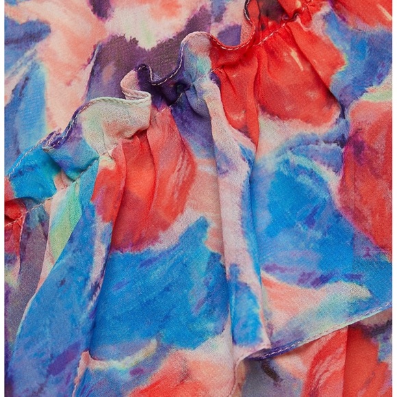 PatBO Violet Ruffle V-Neck Dress - Picture 3 of 4